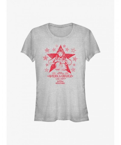 Marvel Doctor Strange In The Multiverse Of Madness Doodle Chavez Girls T-Shirt $7.77 T-Shirts