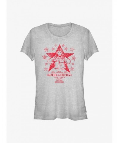 Marvel Doctor Strange In The Multiverse Of Madness Doodle Chavez Girls T-Shirt $7.77 T-Shirts