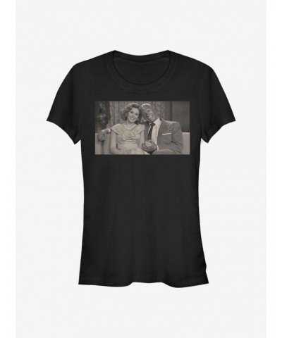 Marvel WandaVision Couch Couple Girls T-Shirt $9.76 T-Shirts