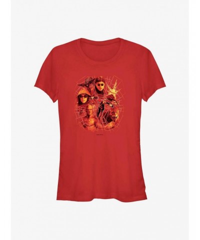 Marvel Spider-Man: No Way Home Villain Web Girls T-Shirt $9.76 T-Shirts