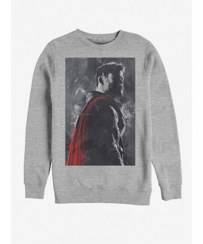 Marvel Avengers: Endgame Thor Painted Sweatshirt $14.76 Sweatshirts