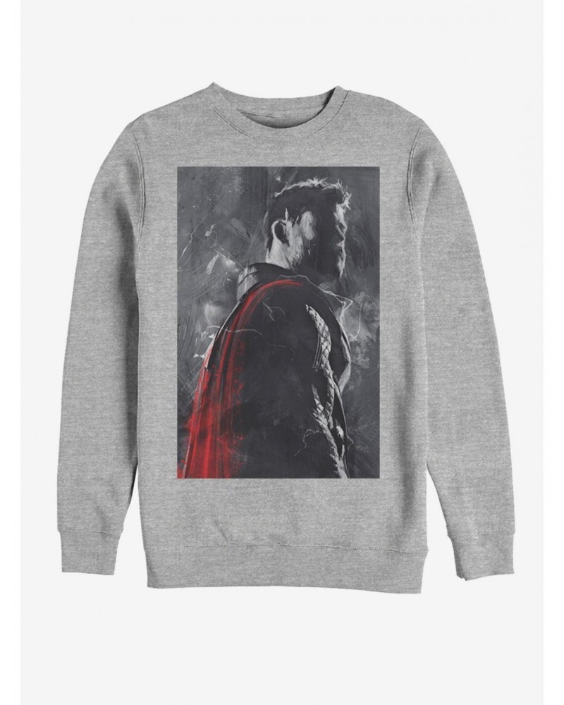 Marvel Avengers: Endgame Thor Painted Sweatshirt $14.76 Sweatshirts