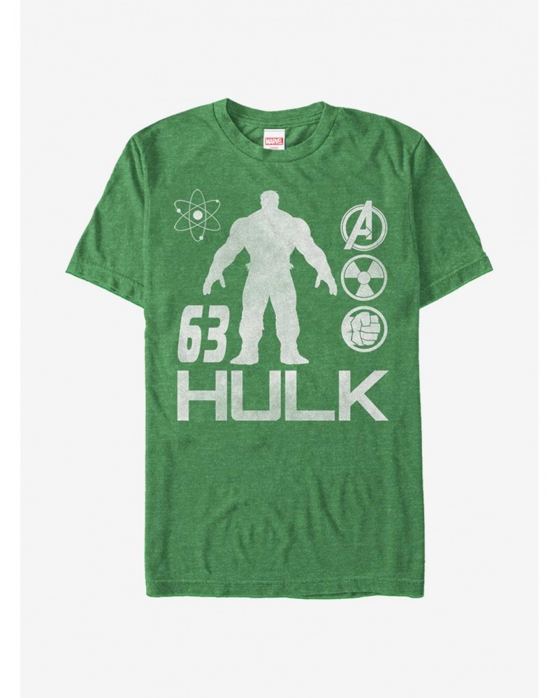 Marvel Hulk 63 Atom Symbol T-Shirt $6.88 T-Shirts