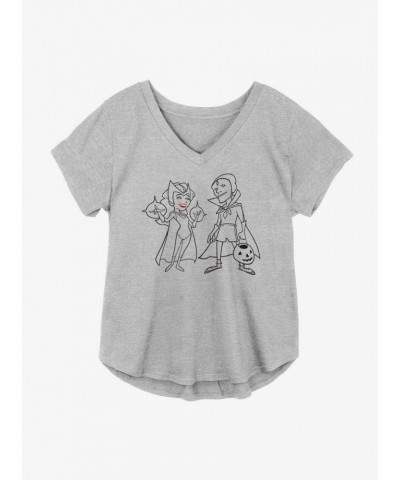 Marvel WandaVision Inked Costumes Girls Plus Size T-Shirt $8.79 T-Shirts