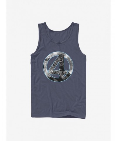 Marvel Fantastic Four Four Badge Tank $9.16 Tanks