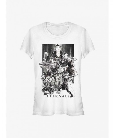 Marvel Eternals Paint Splattered Girls T-Shirt $8.57 T-Shirts