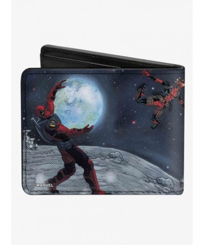 Marvel Deadpool A Space Oddity Issue 30 Comic Cover Holding Earth Bifold Wallet $7.52 Wallets