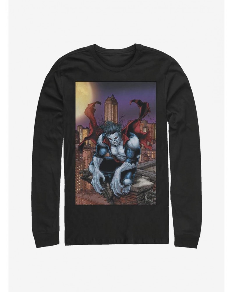 Marvel Morbius Cover Of The Vampire Long-Sleeve T-Shirt $13.16 T-Shirts