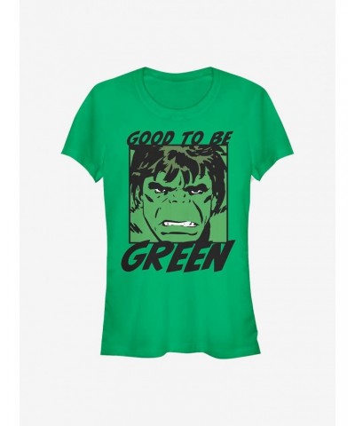 Marvel The Hulk Good Green Hulk Girls T-Shirt $5.98 T-Shirts