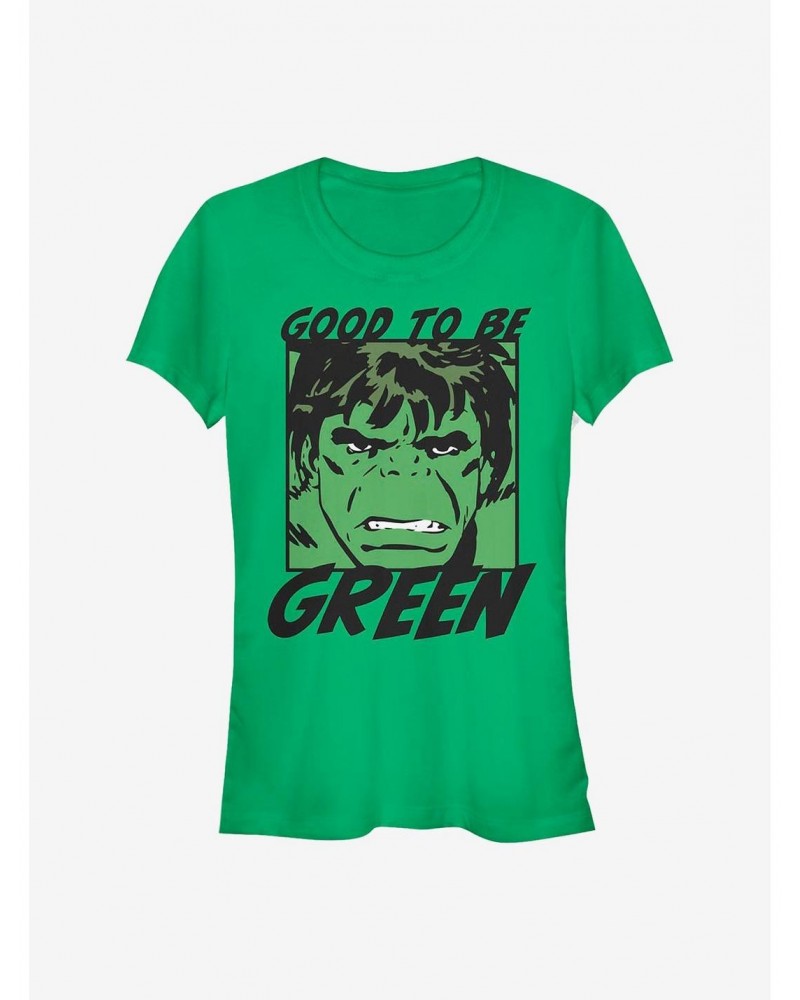 Marvel The Hulk Good Green Hulk Girls T-Shirt $5.98 T-Shirts