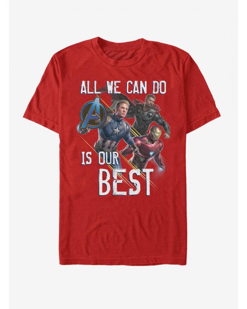 Marvel Avengers Endgame Our Best T-Shirt $7.46 T-Shirts