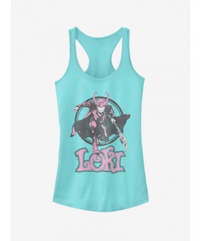 Marvel Loki Pretty In Pink Girls Tank $7.97 Tanks