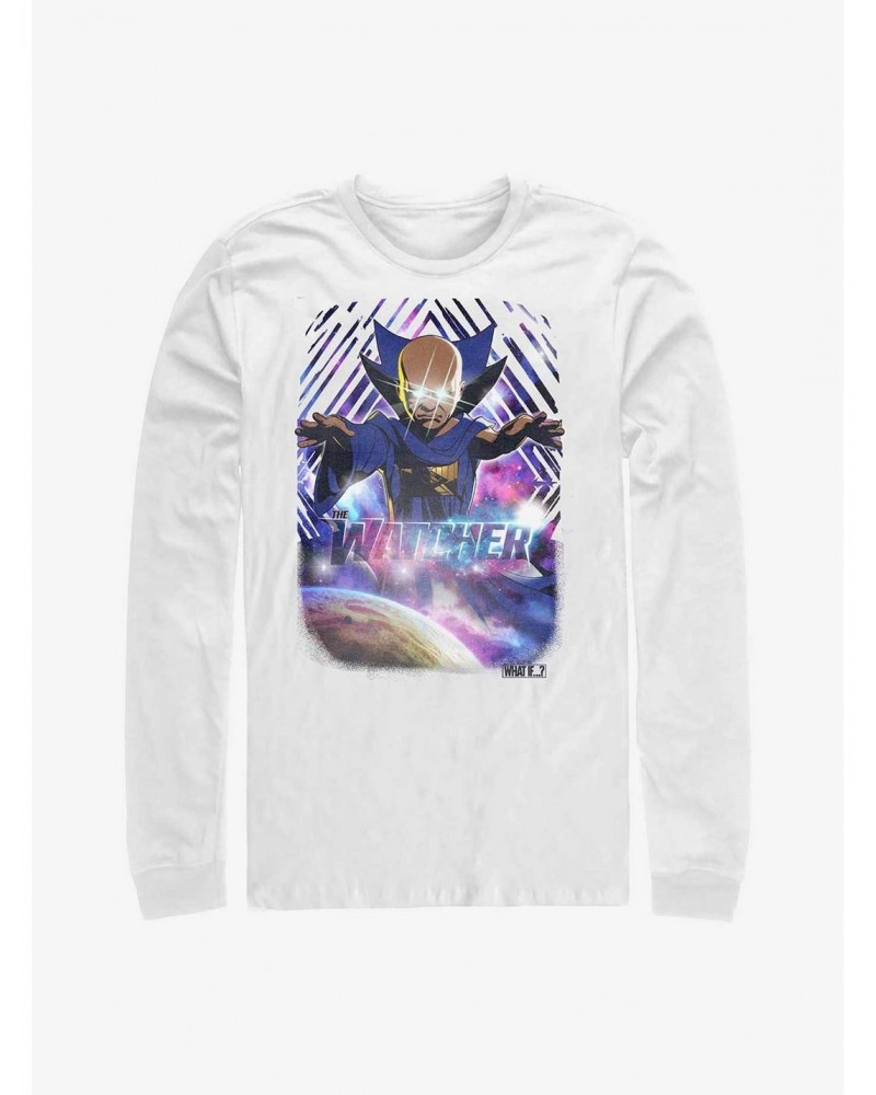 Marvel What If...? The Watcher Never Sleeps Long-Sleeve T-Shirt $10.26 T-Shirts