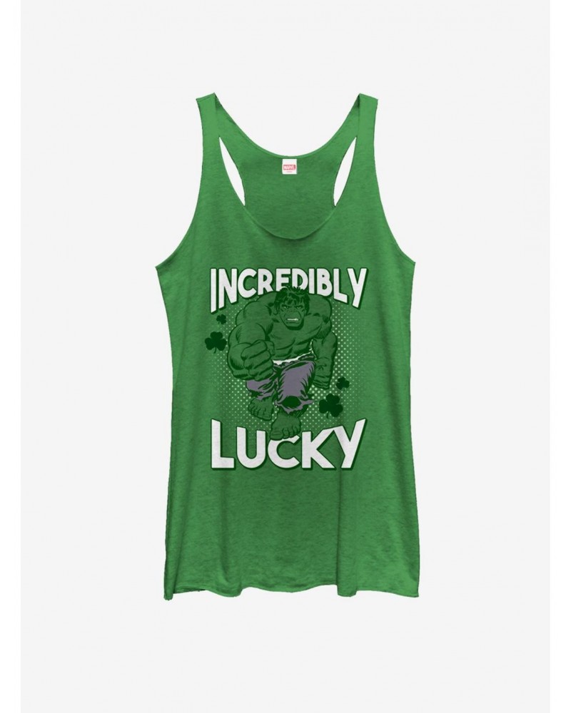 Marvel Hulk Incredibly Lucky Girls Tank $8.91 Tanks