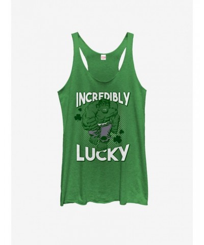 Marvel Hulk Incredibly Lucky Girls Tank $8.91 Tanks