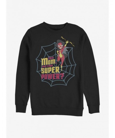 Marvel Super Power Mom Spider Crew Sweatshirt $9.74 Sweatshirts