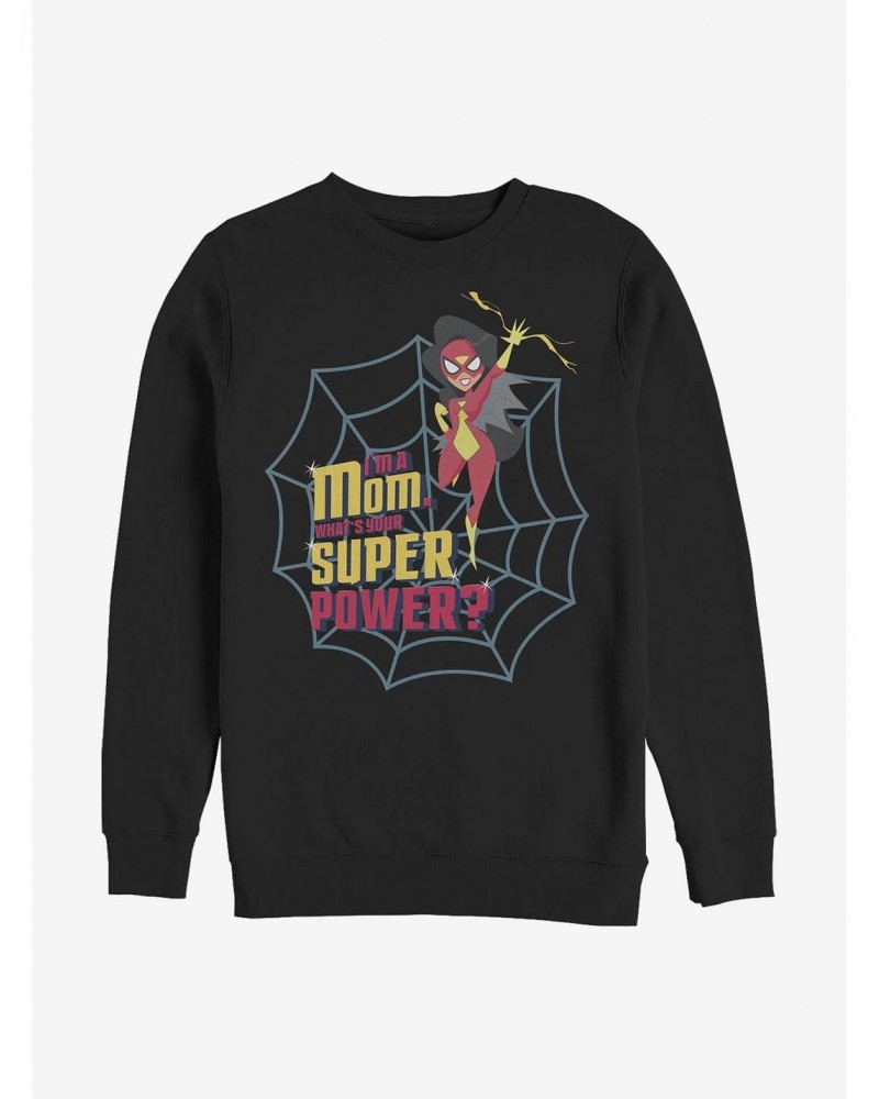 Marvel Super Power Mom Spider Crew Sweatshirt $9.74 Sweatshirts