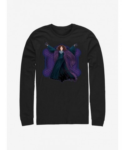 Marvel WandaVision Agatha Witch Long-Sleeve T-Shirt $12.37 T-Shirts