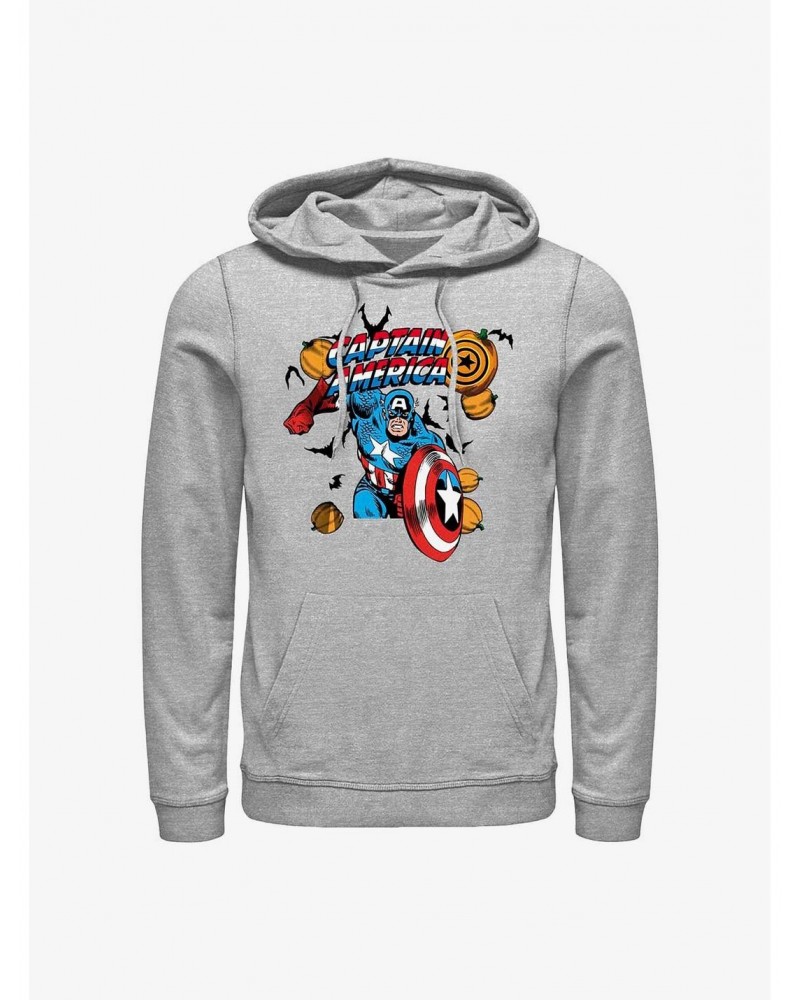 Marvel Captain America Pumpkins Hoodie $13.65 Hoodies