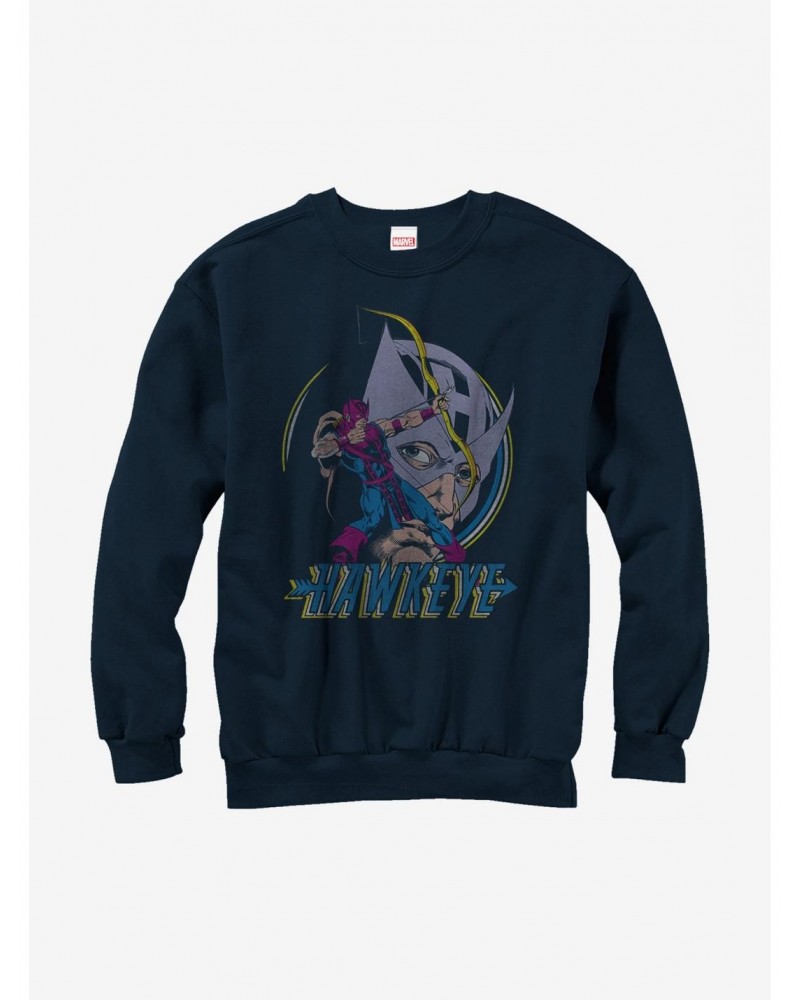 Marvel Hawkeye Classic Ready Aim Fire Sweatshirt $12.69 Sweatshirts