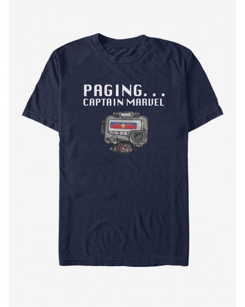 Marvel Captain Marvel Universal Pager T-Shirt $6.12 T-Shirts