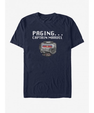 Marvel Captain Marvel Universal Pager T-Shirt $6.12 T-Shirts