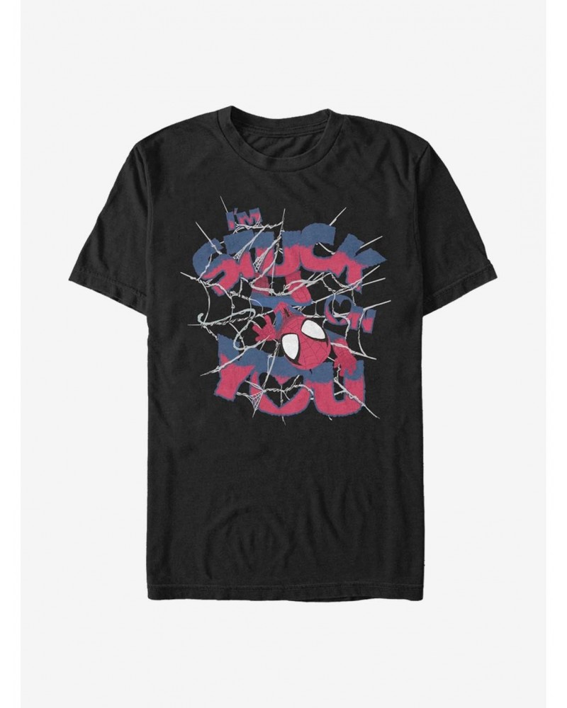 Marvel Spider-Man Stuck On You T-Shirt $5.93 T-Shirts