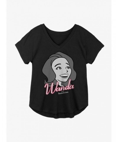 Marvel WandaVision Wanda Smiles Girls Plus Size T-Shirt $9.71 T-Shirts