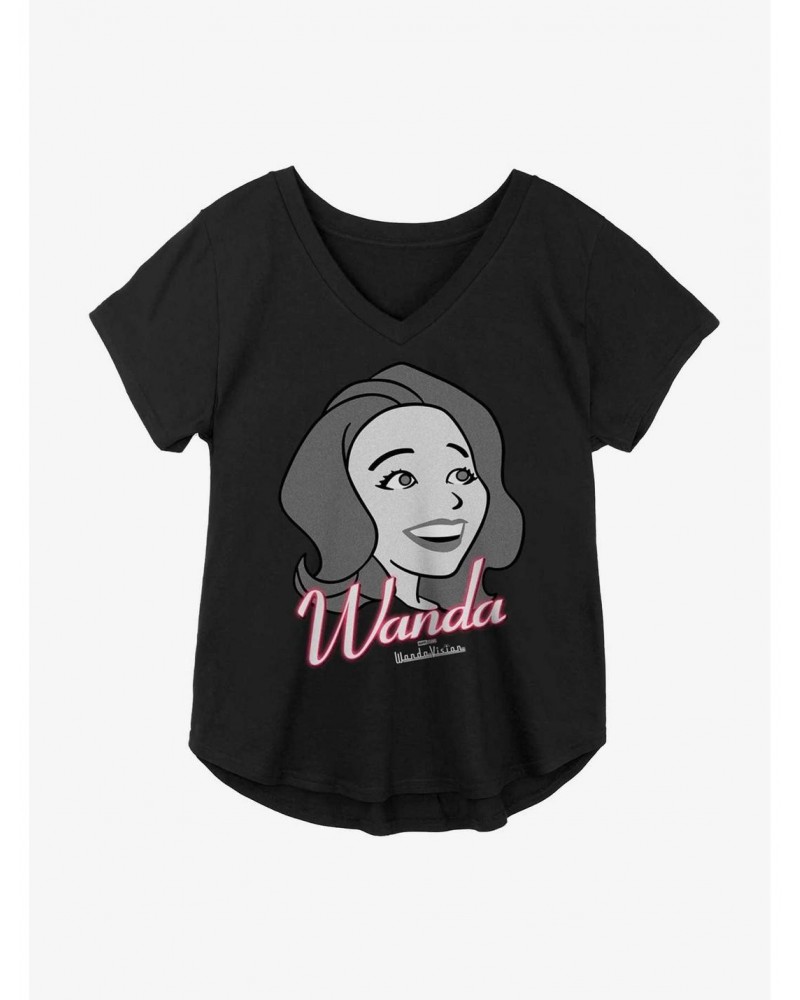 Marvel WandaVision Wanda Smiles Girls Plus Size T-Shirt $9.71 T-Shirts