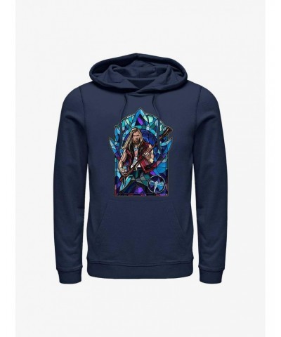 Marvel Thor: Love And Thunder Thor Glass Hoodie $14.73 Hoodies