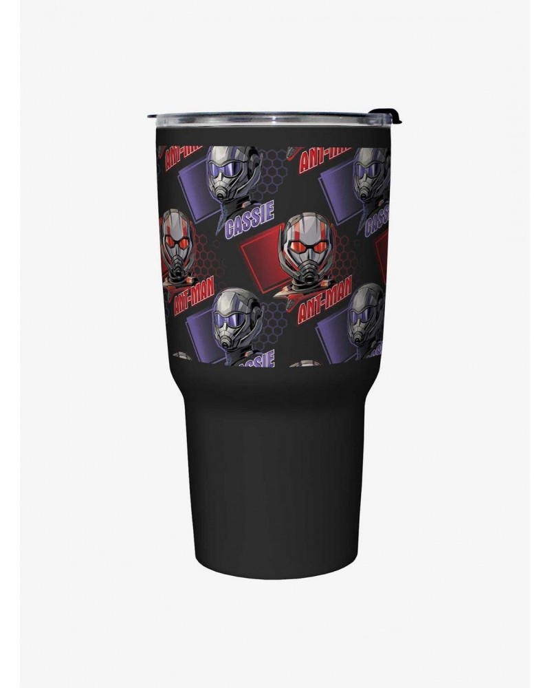 Marvel Ant-Man and the Wasp: Quantumania Ant-Man & Cassie Helmet Pattern Travel Mug $11.00 Mugs