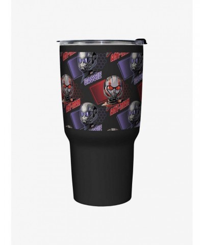 Marvel Ant-Man and the Wasp: Quantumania Ant-Man & Cassie Helmet Pattern Travel Mug $11.00 Mugs