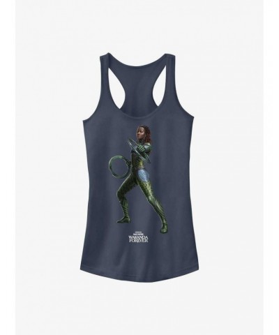 Marvel Black Panther: Wakanda Forever Nakia Action Pose Girls Tank $7.57 Tanks