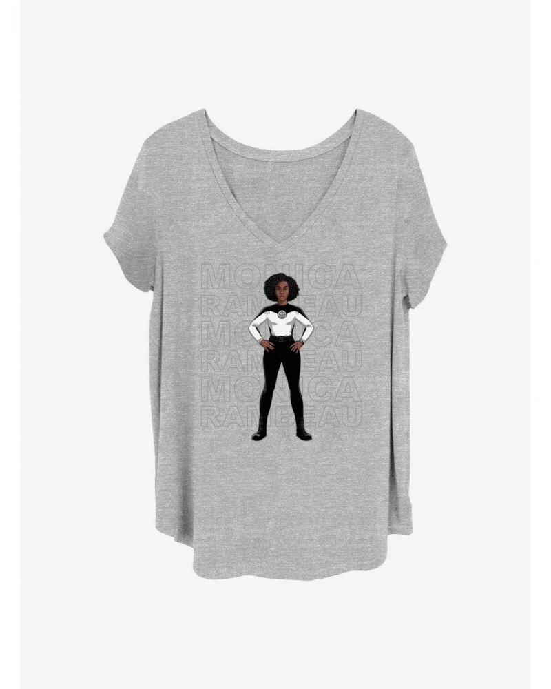 Marvel WandaVision Agent Rambeau Girls T-Shirt Plus Size $7.40 T-Shirts