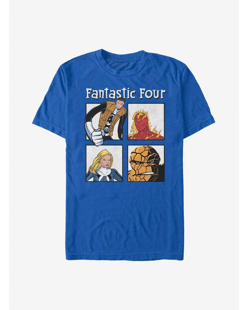 Marvel Fantastic Four Boxed Team T-Shirt $6.69 T-Shirts