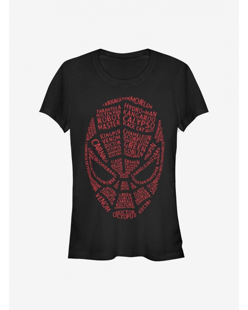 Marvel Spider-Man Spidey Words Girls T-Shirt $7.37 T-Shirts