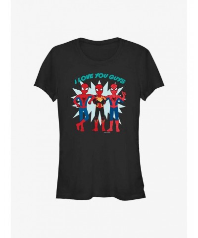Marvel Spider-Man: No Way Home I Love You Guys Girls T-Shirt $6.77 T-Shirts