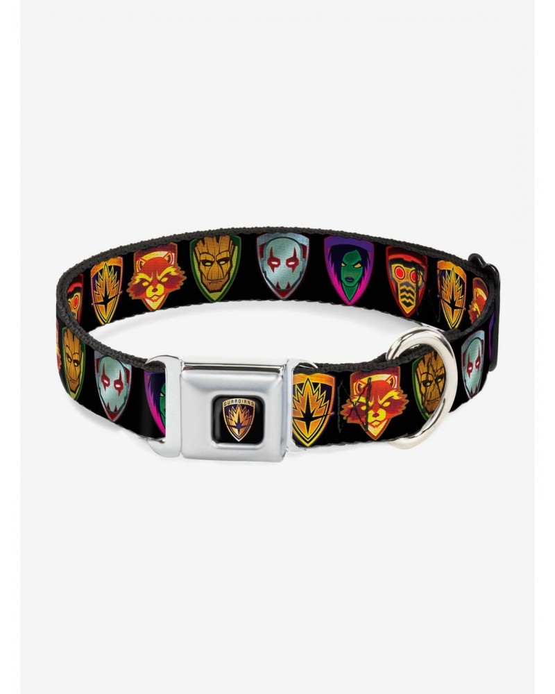 Marvel Guardians Of The Galaxy Badge 5 Character Seatbelt Buckle Pet Collar $7.47 Pet Collars