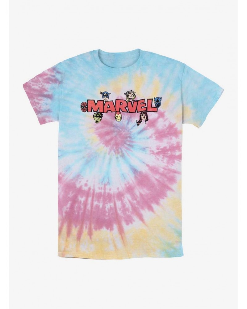 Marvel Avengers Vintage Logo Tie Dye T-Shirt $6.63 T-Shirts