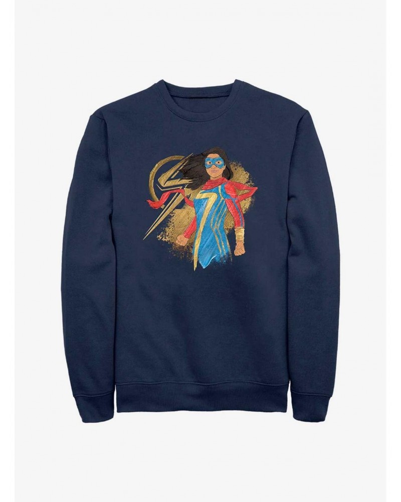 Marvel Ms. Marvel Portrait Sweatshirt $14.17 Sweatshirts