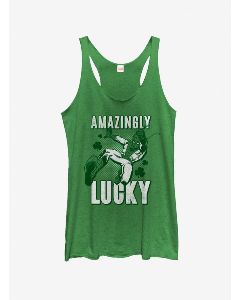 Marvel Spider-Man Amazingly Lucky Girls Tank $8.29 Tanks