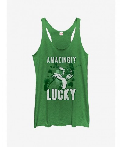 Marvel Spider-Man Amazingly Lucky Girls Tank $8.29 Tanks