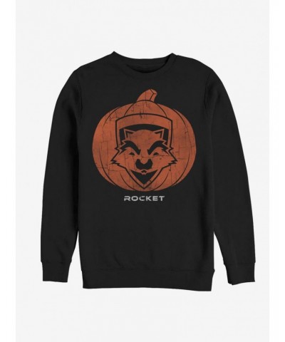 Marvel Guardians Of The Galaxy Rocket Pumpkin Sweatshirt $10.04 Sweatshirts