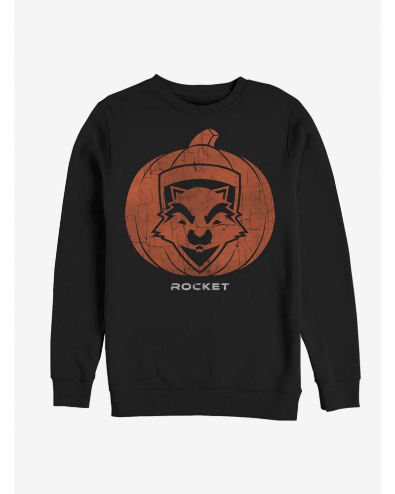 Marvel Guardians Of The Galaxy Rocket Pumpkin Sweatshirt $10.04 Sweatshirts