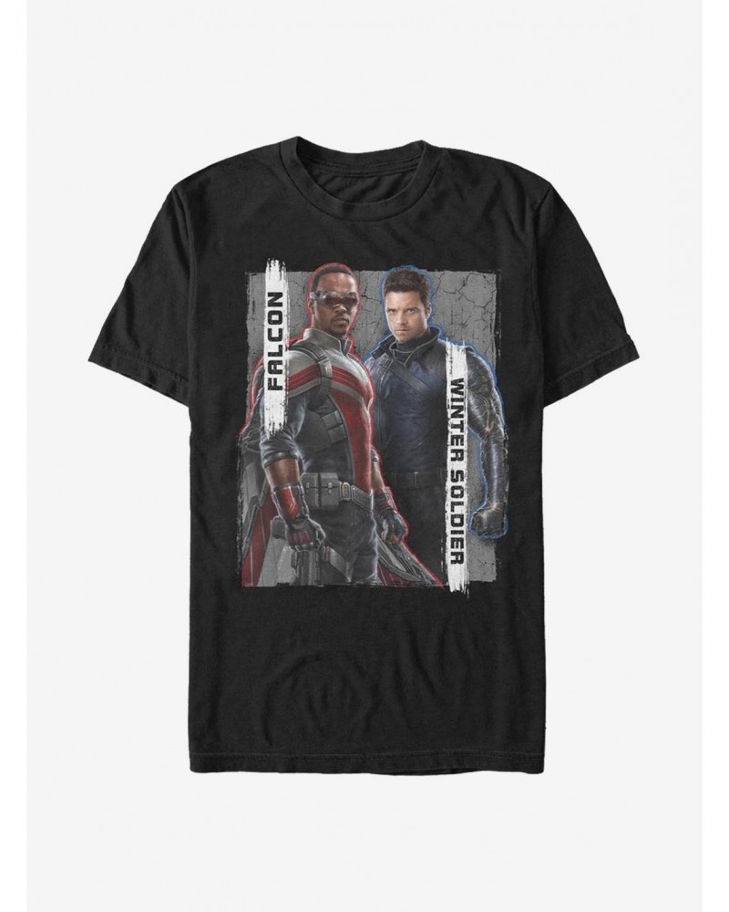 Marvel The Falcon And The Winter Soldier New Team T-Shirt $5.93 T-Shirts