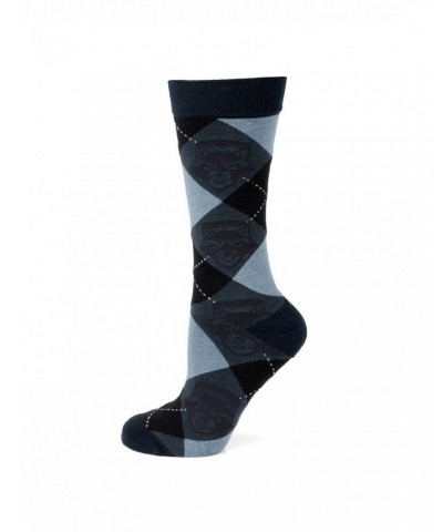 Marvel Guardians of the Galaxy Rocket Argyle Blue Men's Socks $6.77 Socks