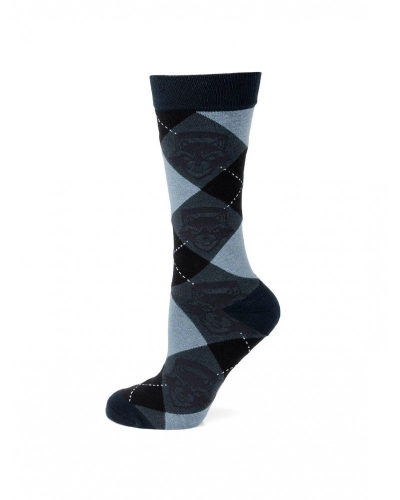 Marvel Guardians of the Galaxy Rocket Argyle Blue Men's Socks $6.77 Socks