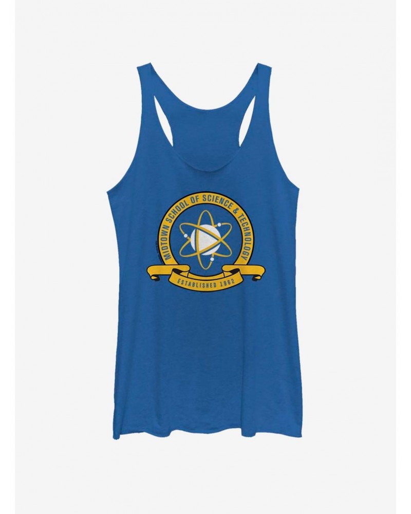 Marvel Spider-Man Homecoming Midtown School Crest Girls Tanks $6.84 Tanks