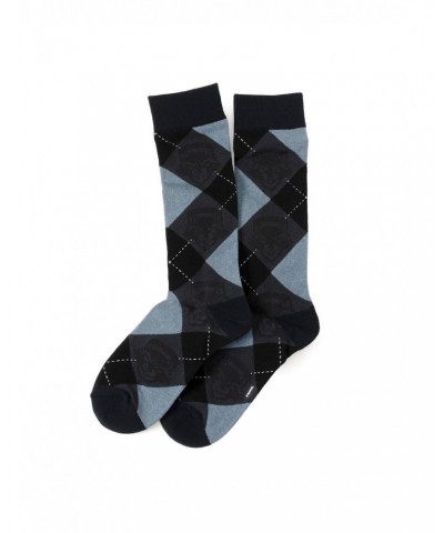 Marvel Guardians of the Galaxy Rocket Argyle Blue Men's Socks $6.77 Socks