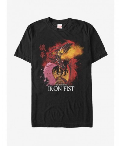 Marvel Iron Fist Dragon T-Shirt $8.80 T-Shirts